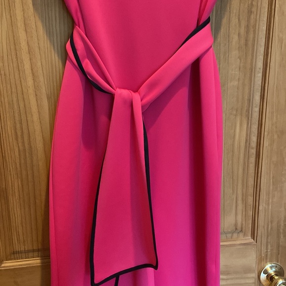 New York and Co. Hot Pink Dress with belt Large - Picture 4 of 6